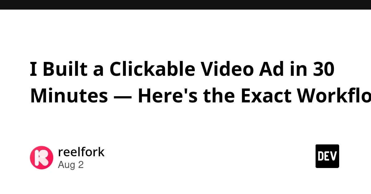 Creating and Selling Interactive Video Ads